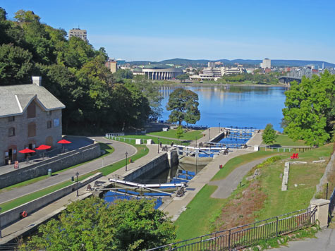 Locks on the Rideau Canal, Ottawa Ontario